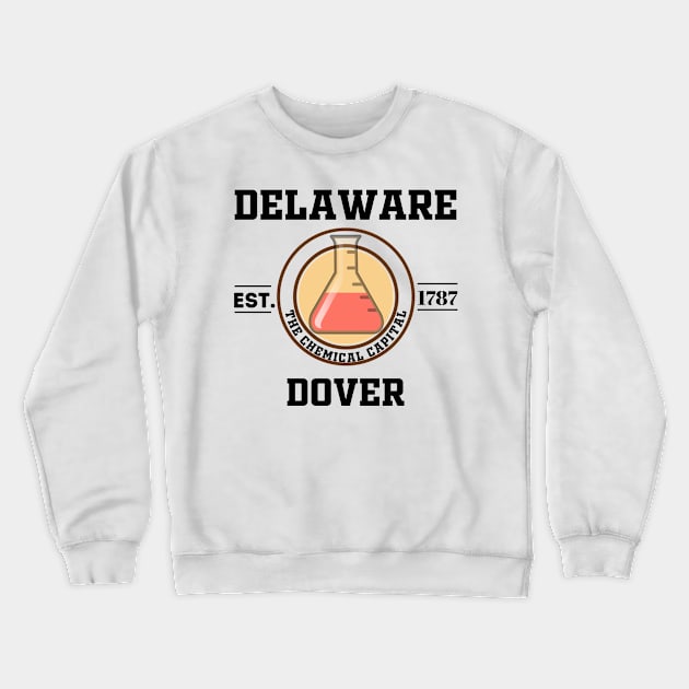 Delaware state Crewneck Sweatshirt by Freaky Designer